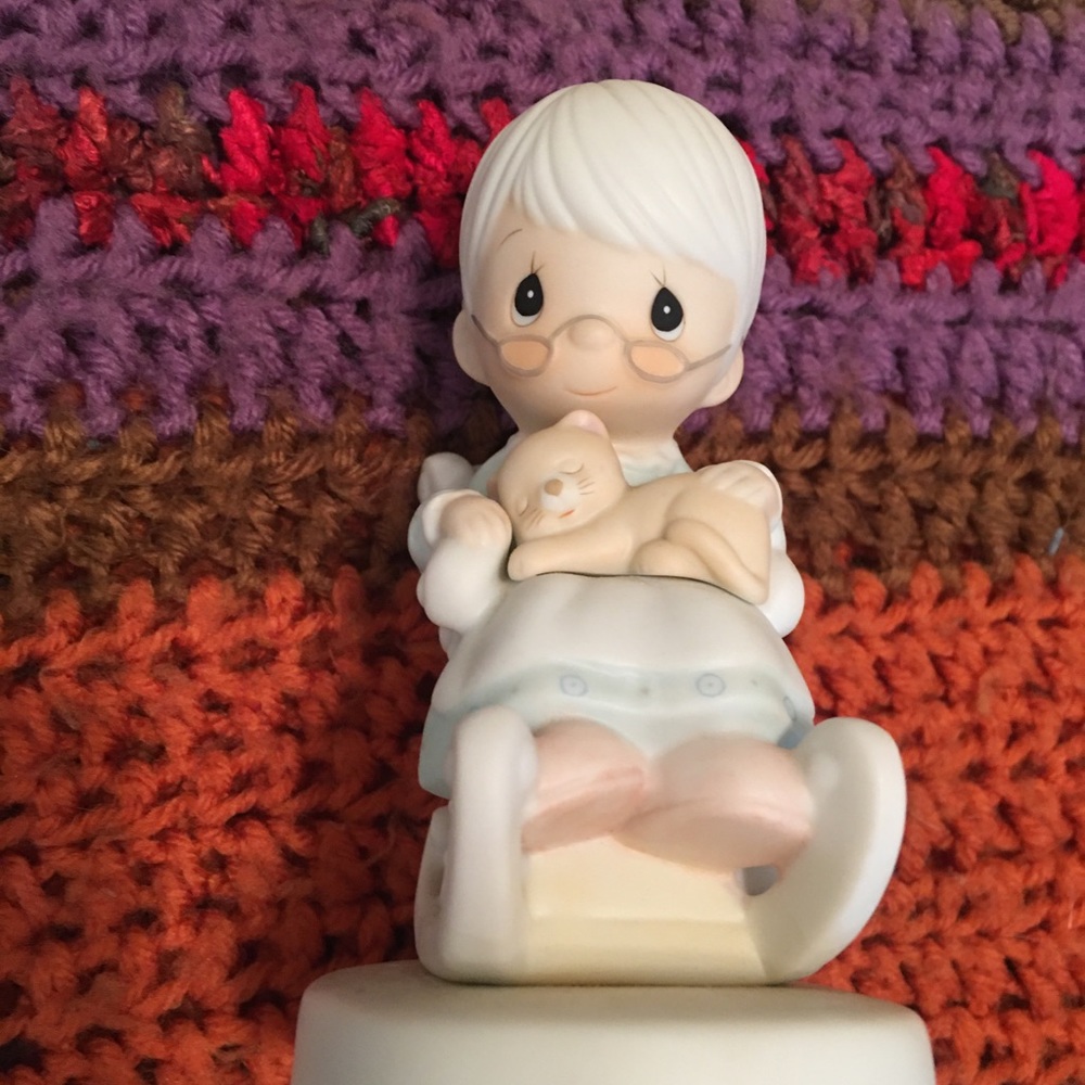 The purr-fect granny precious moments figurine